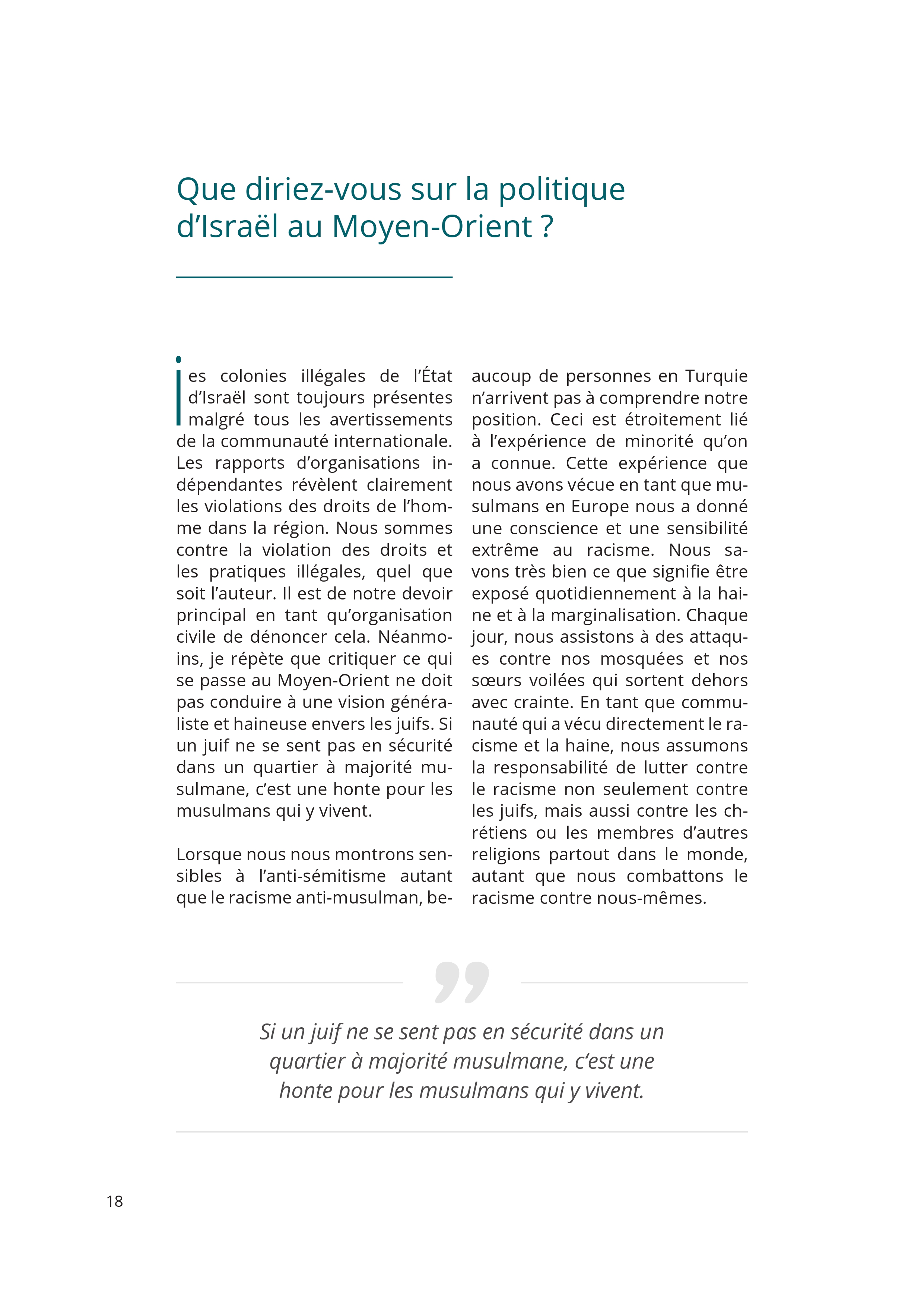 Le Passé et le Présent de l'IGMG/CIMG